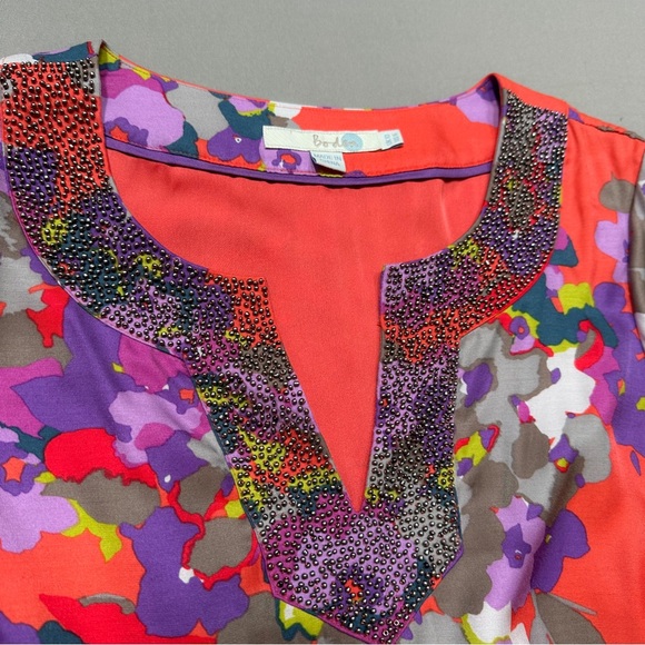 BODEN silk blend floral dress, US 6. - Picture 5 of 7